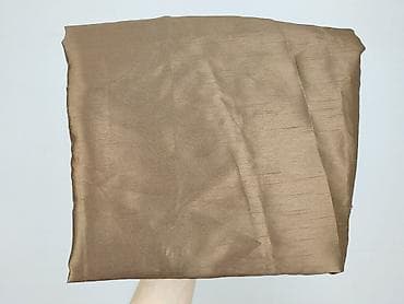 Home & Garden: Zasłona dekoracyjna na taśmie – kolor cappuccino/brąz - Tkanina o — 4
