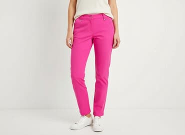 neonowe spodnie damskie: Spodnie materiałowe damskie, rozmiar S — 6