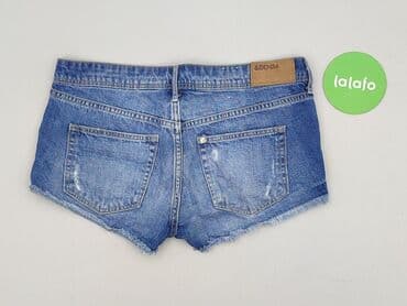 skórzane krótkie spodenki: H&M, Szorty damskie, rozmiar M — 3