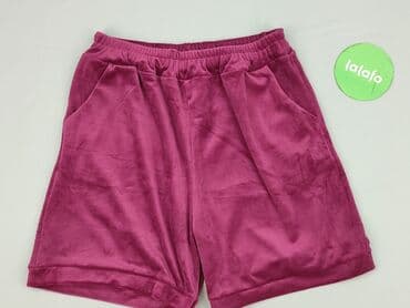 komplet welurowy krótkie spodenki: Velour, Szorty damskie, rozmiar S — 3