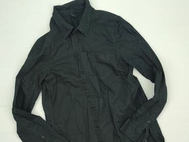 czarna koszula do niebieskiego garnituru: Colours of the World, Koszulа dla mężczyzn, rozmiar L — 1