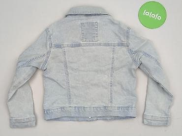 szare dresy: Dziecięca kurtka jeansowa, 5-6 lat, 110-116 cm, Sinsay, stan - Bardzo dobry — 3