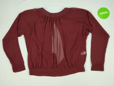 czerwona bluzki z bufkami: Selected Femme, Bluzka damska, M — 2