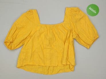 żółte bluzki z krótkim rękawem: George, Bluzka damska, rozmiar XL — 3