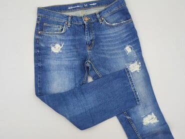 czarne legginsy push up legginsy podkreślające pośladki: Jeansy damskie, M — 1