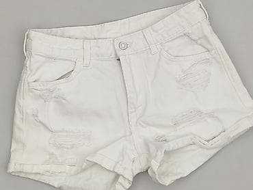 biale spodenki hm: H&M, Szorty damskie, rozmiar S — 1