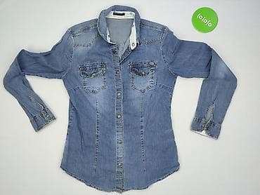 jeansy loose: Sisley, Koszula damska, rozmiar M — 2