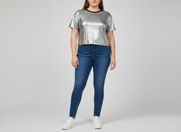 koszulka metallica damska h m: H&M, T-shirt damski, rozmiar 4XL — 1