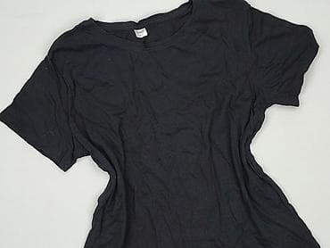 bluzki czarne basic: T-shirt damski, rozmiar M — 1