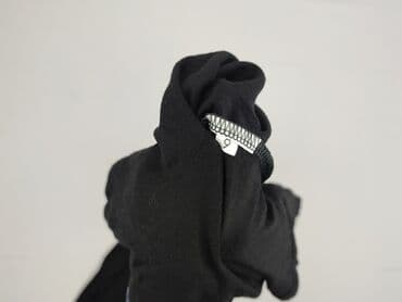 czarna sukienka ze srebrnymi dodatkami: Orsay, Sukienka damska, XS — 5