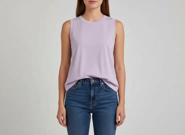 koszulka na ramiączkach jedwabna: T-shirt damski, rozmiar S — 5