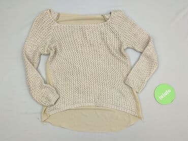 sweter piórkowy na drutach: Sweter damski, rozmiar S — 2
