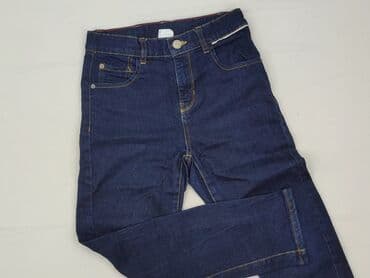 stradivarius spodnie woskowane: Spodnie jeansowe, Zara, 10 lat, 134/140, stan - Bardzo dobry — 1