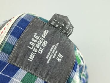 spodnie czerwone w kratę h m: H&M L.O.G.G., Koszulа dla mężczyzn, rozmiar L — 4