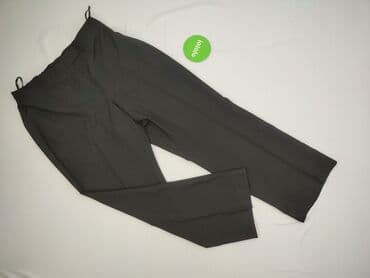 duże rozmiary ekskluzywne sukienki plus size: F&F, Material trousers for women, size 4XL (EU 48) — 2