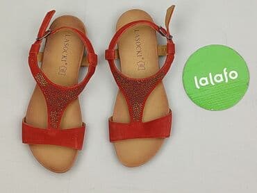 lasocki biale trampki: Sandały damskie, rozmiar 36 — 2