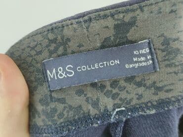 joggery bawełniane damskie: Marks & Spencer, Material trousers for women, size M (EU 38) — 4