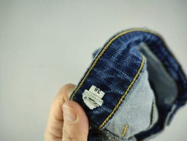 legginsy woskowane wysoki stan: Jeansy damskie, rozmiar S — 4