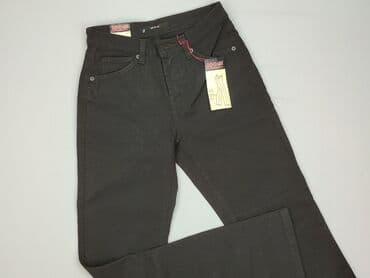 legginsy woskowane wysoki stan: HIS, Jeansy damskie, rozmiar XS — 1