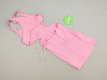 sukienki czerwone dopasowane: Bershka, Sukienka damska, rozmiar L — 3