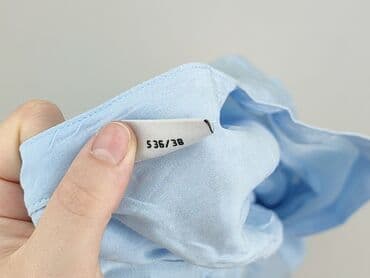 niebieska satynowa sukienka zara: Koszula damska, rozmiar M — 6