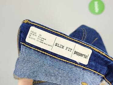 spodnice w grochy: Spodnie jeansowe, Pepperts!, 9 lat, 128/134, stan - Idealny — 4