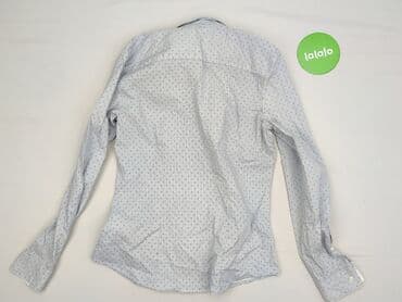 boss koszula niebieska w białe kropki: H&M, Koszula damska, L — 3