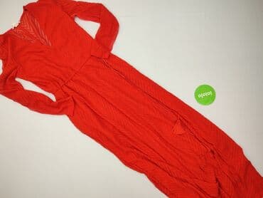 czerwona obcisła sukienka h m: H&M, Sukienka damska, rozmiar M — 2