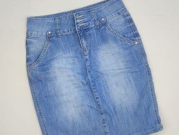 spódnice jeansowe trapezowe midi: Spódnica damska, M — 1