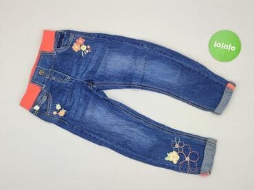 manifesto sukienki: Spodnie jeansowe, F&F, 4-5 lat, 104/110, stan - Idealny — 2
