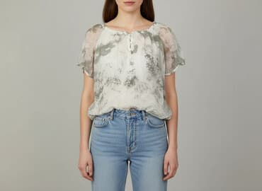 bluzki z jedwabiu naturalnego: Bluzka damska, rozmiar S — 6