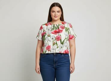 piżama w jamniki pepco: MÁDARA, Bluzka damska, 5XL — 6