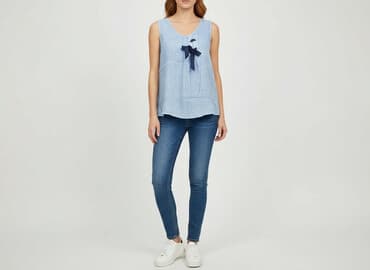 koszula puro lino: Bluzka damska, rozmiar One size — 6