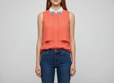 srebrne bluzki wieczorowe: Bluzka damska, rozmiar S — 5