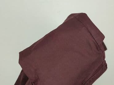 bordowe dżinsy: Spodnie materiałowe damskie, rozmiar M — 5