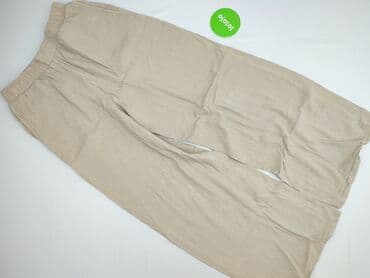 spodnie na lato plus size: Spodnie materiałowe damskie, 2XL — 2