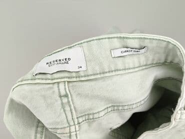 zielone jeansy: Reserved, Jeansy damskie, rozmiar XS — 4