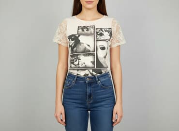 koszulki damskie z zabawnymi nadrukami: J&X, T-shirt damski, rozmiar One size — 1