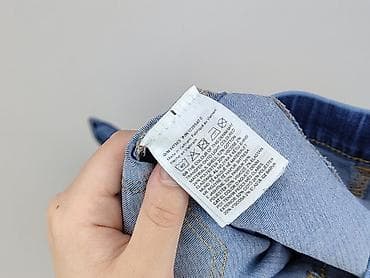 spodnie pull and bear: Spodnie jeansowe, H&M, 8 lat, 122/128, stan - Bardzo dobry — 6