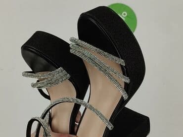 steve madden sandały na platformie: Sandały damskie, rozmiar 40 — 8