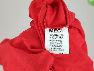 czerwone jeansy: MEGI, Bluzka damska, rozmiar S — 4