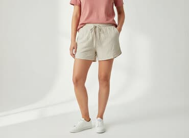 bezowe spodenki damskie: Szorty damskie, rozmiar XL — 5