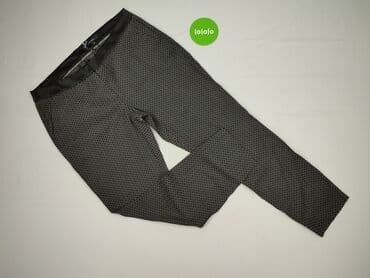 legginsy damskie plus size: Comma, Material trousers for women, size 2XL (EU 44) — 2
