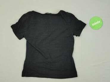 czarne t shirty w serek damskie: Mohito, T-shirt damski, rozmiar XS — 3