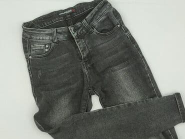 jeansy plus size wysoki stan: M.Sara, Jeansy damskie, S — 1