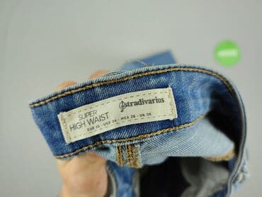 stradivarius szerokie jeansy: Stradivarius, Jeansy damskie, rozmiar S — 4