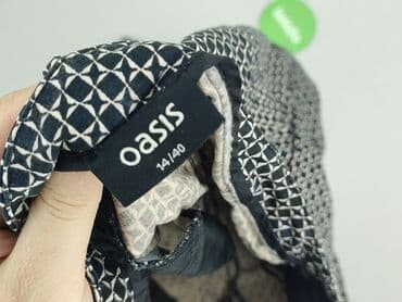 spodnie serduszka by o la la czarne: Oasis, Spodnie materiałowe damskie, rozmiar L — 4