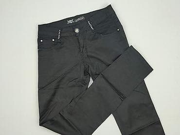 Material trousers for women, size S