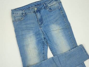 raw blue jeans: Jeansy damskie, L — 1