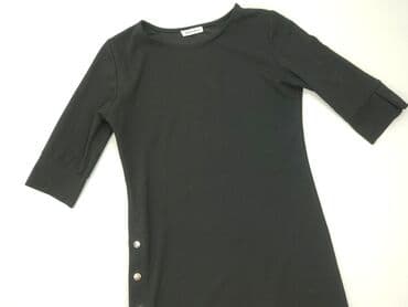 czarna sukienka i creepersy: Sukienka damska, rozmiar S — 1